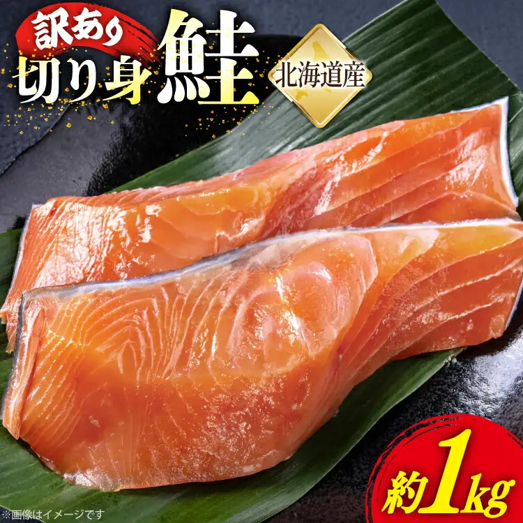鮭 切り身 訳あり 冷凍 約1kg 真空パック 1切れ約150?200g [カネイ池内商店 北海道 砂川市 12260720] 