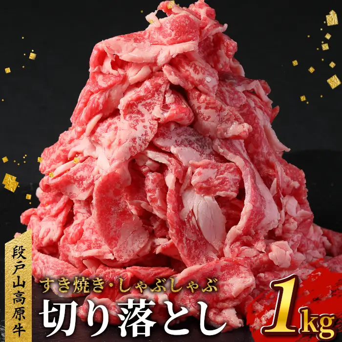 国産牛 段戸山高原牛 切り落とし 1kg （200ｇ×5）酒粕育ち 幻の牛 牛肉 牛 肉じゃが 蓬莱泉 牛丼 -070