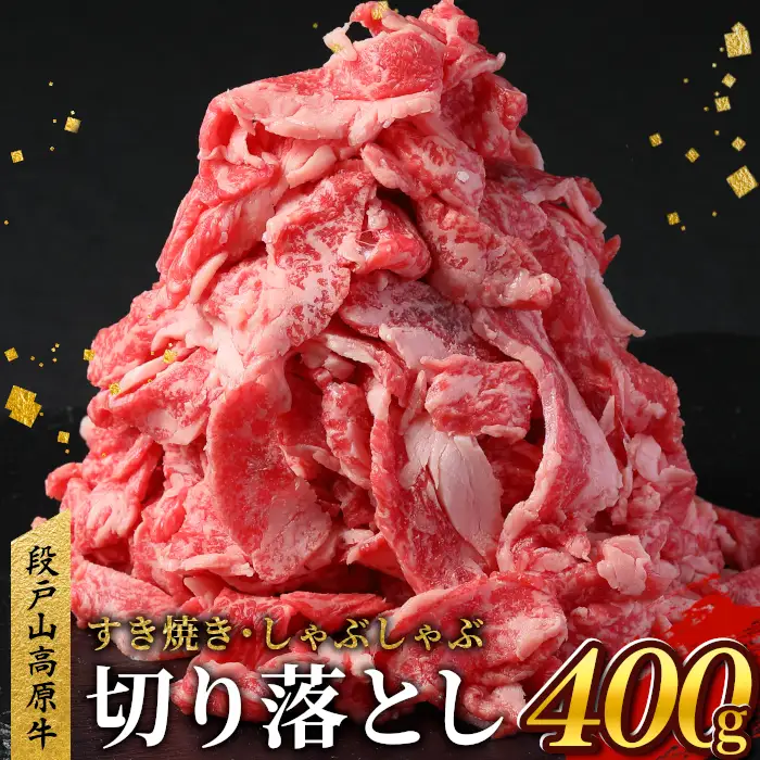 国産牛 段戸山高原牛 切り落とし  400g（200g×2） 牛肉 酒粕育ち 幻の牛 肉じゃが 蓬莱泉 牛丼 -071