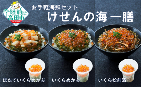 【お手軽海鮮丼】 3種セット[ほたていくらめかぶ/いくら松前/いくらめかぶ] 冷凍 海鮮丼