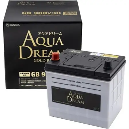 AQUADREAM GOLD 自動車始動用バッテリー 充電制御車対応  90D23R 1個_家電製品 アウトドア・カー用品  _【配送不可地域：沖縄県】【1608299】
