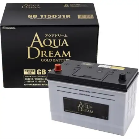 AQUADREAM GOLD 自動車始動用バッテリー 充電制御車対応  115D31R 1個_家電製品 アウトドア・カー用品  _【配送不可地域：沖縄県】【1608305】