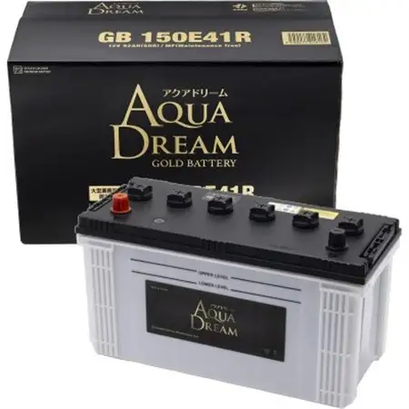 AQUADREAM GOLD 自動車始動用バッテリー 大型業務車両用  150E41R 1個_家電製品 アウトドア・カー用品  _【配送不可地域：沖縄県】【1608308】
