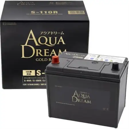 AQUADREAM GOLD 自動車始動用バッテリー ISS車対応  S-110R 1個_家電製品 アウトドア・カー用品  _【配送不可地域：沖縄県】【1608359】