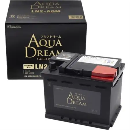 AQUADREAM GOLD 自動車始動用バッテリー 欧州車用 LN2 AGM 1個_家電製品 アウトドア・カー用品  _【配送不可地域：沖縄県】【1608366】