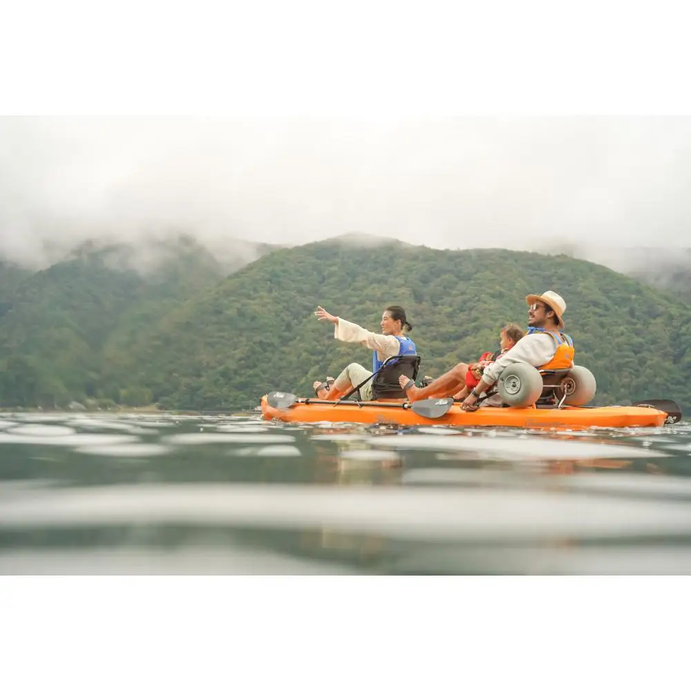 【HOBIEカヤック】カリフォルニア生まれの新感覚ミズアソビ体験 MIRAGE COMPASS DUO(2人乗り足漕ぎカヤック)