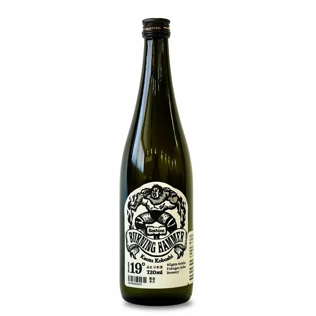 越乃 バーニングハンマー 日本酒 720ml 小橋健太 新潟県 三条市 ウィスキー樽で貯蔵した日本酒 福顔酒造【017S138】