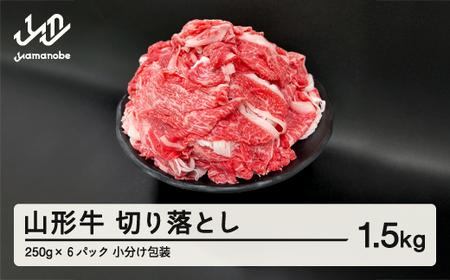 山形牛 切り落とし 1.5kg  部位お任せ 形不揃い 牛肉 高橋畜産 ※沖縄・離島への配送不可 tc-gnxox1500