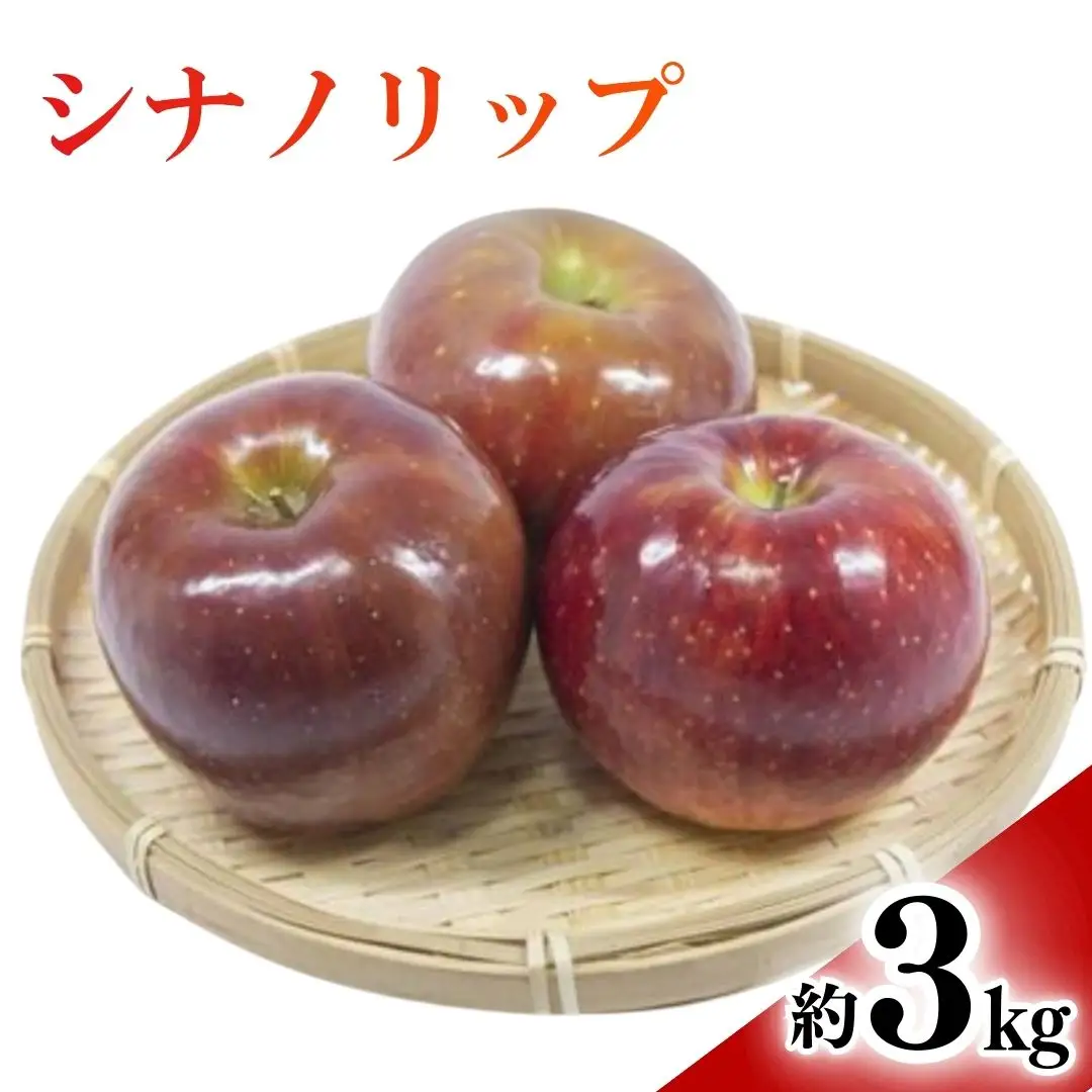 【2026年先行予約】りんご シナノリップ(長野県オリジナル品種) 約3kg ｜ りんご