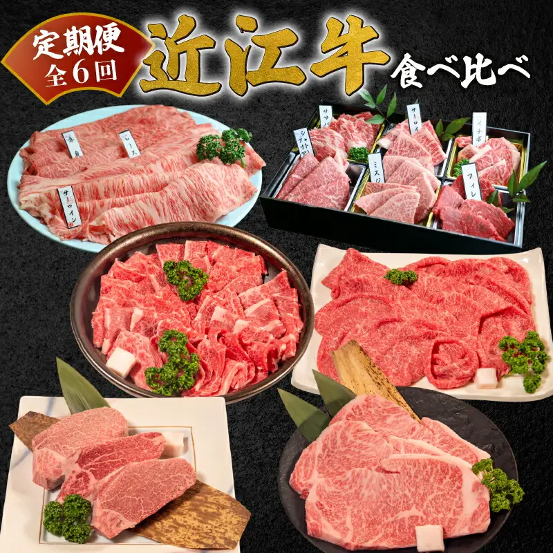 近江牛 食べ比べ 定期便 6ヶ月 近江牛近江牛近江牛近江牛近江牛