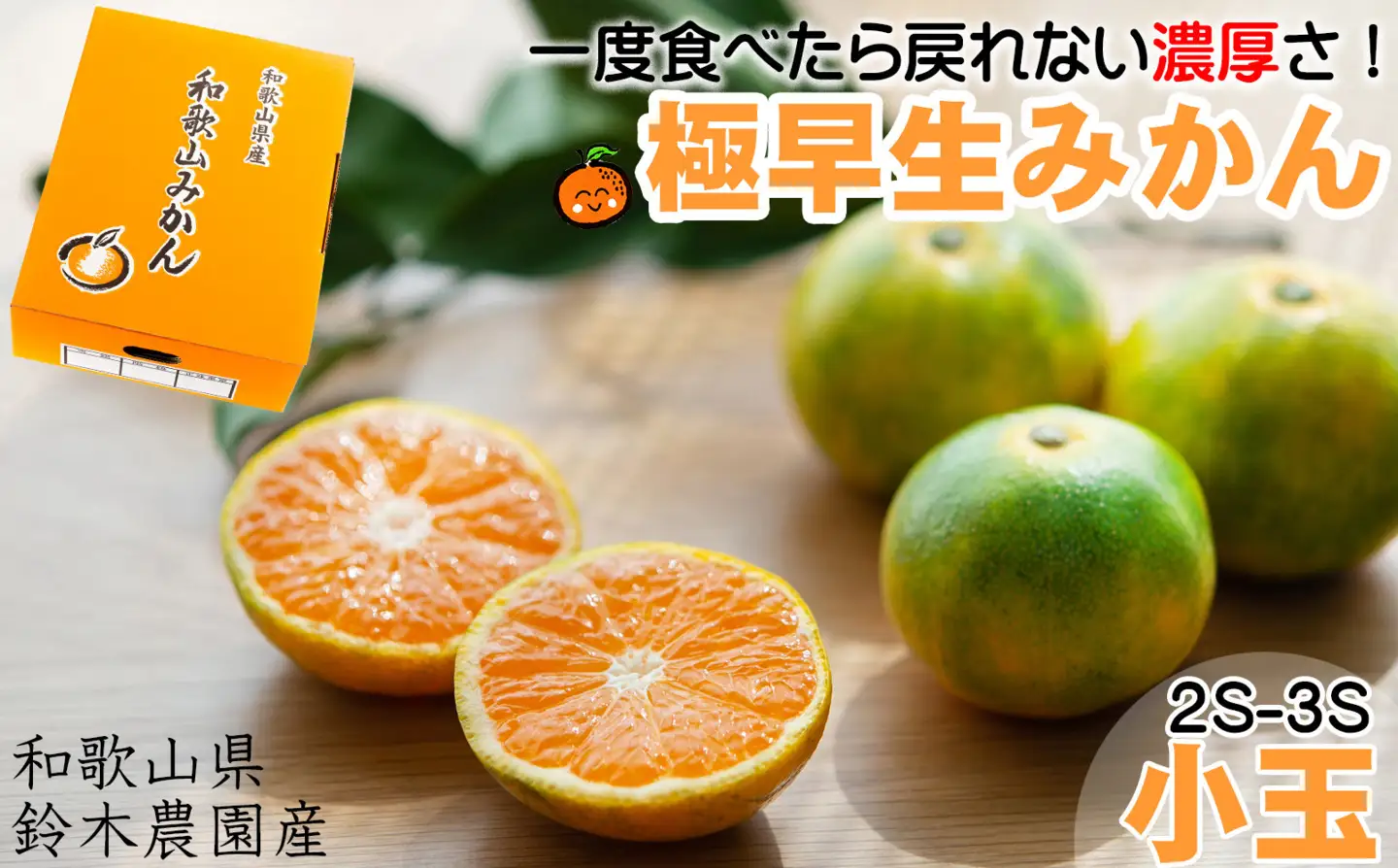 ゆら早生みかん 3kg 2S・3Sサイズ 和歌山県海南市鈴木農園から直送 ゆら早生みかん YN26