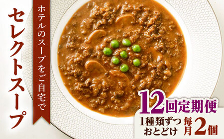 【全12回定期便】SoupSelect 2点セット 糸島市 / 糸島正キ スープ レトルト [AQA073]