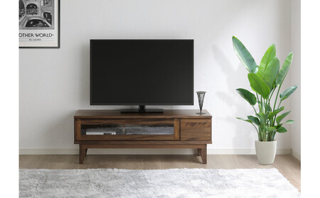 大川家具 幅120cm テレビボード 無垢材 -owl-オウル