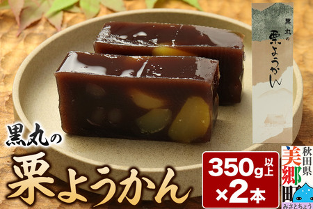 栗ようかん 2本（350g以上×2本） ＜ゆうパケット＞