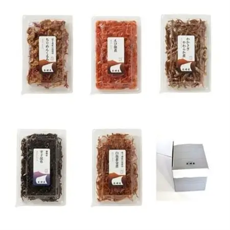 【湖の幸・海の幸】霞ヶ浦と国内原料を使った佃煮5種セット 化粧箱入り_魚介・海産物 しらす・ちりめん  シラス チリメン  魚介・海産物   _【配送不可地域：離島・沖縄県】【1619906】