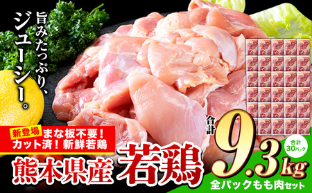国産 鶏肉 小分け 鶏肉 もも モモ 若鶏 9.3kg
