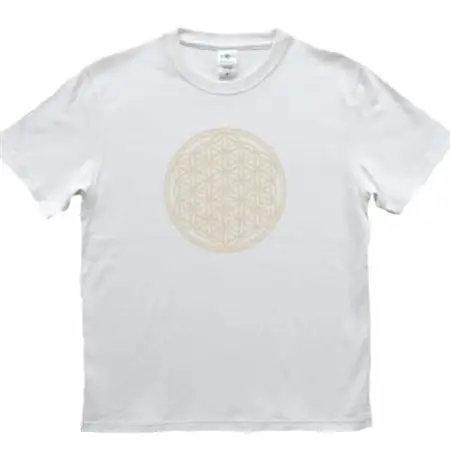 Tシャツ フラワー・オブ・ライフ 姫川薬石 ヘンプ生地 (半袖 Mサイズ)【1621242】