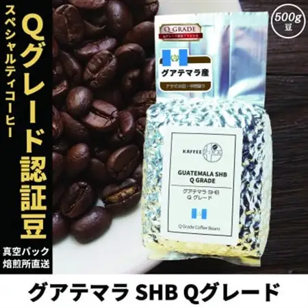 コーヒー豆 スペシャリティ Qグレード認証豆 グアテマラ SHB 中深煎り 500g【1619511】