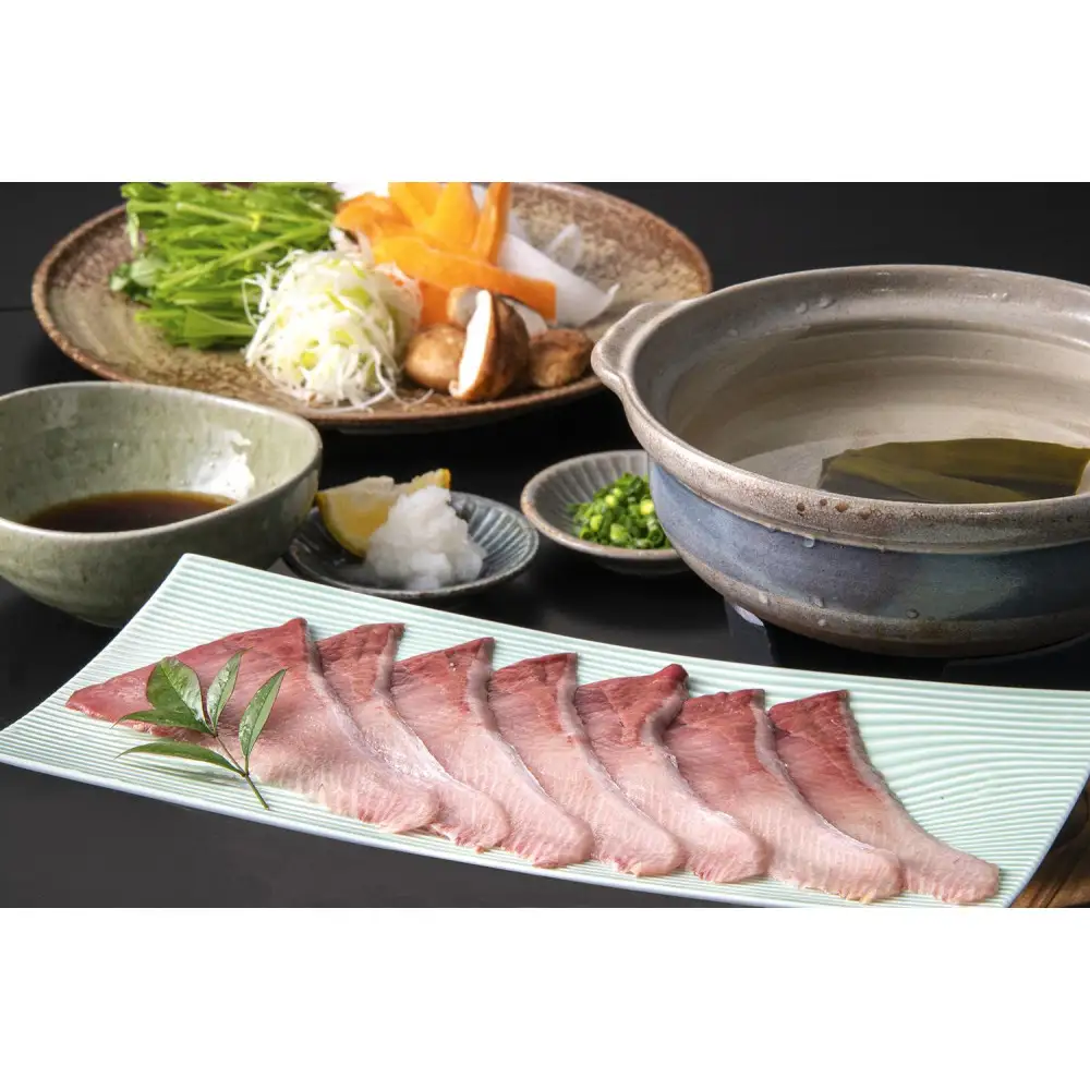 天然ぶり使用！ぶりトロしゃぶしゃぶ用スライス　220ｇ×2皿