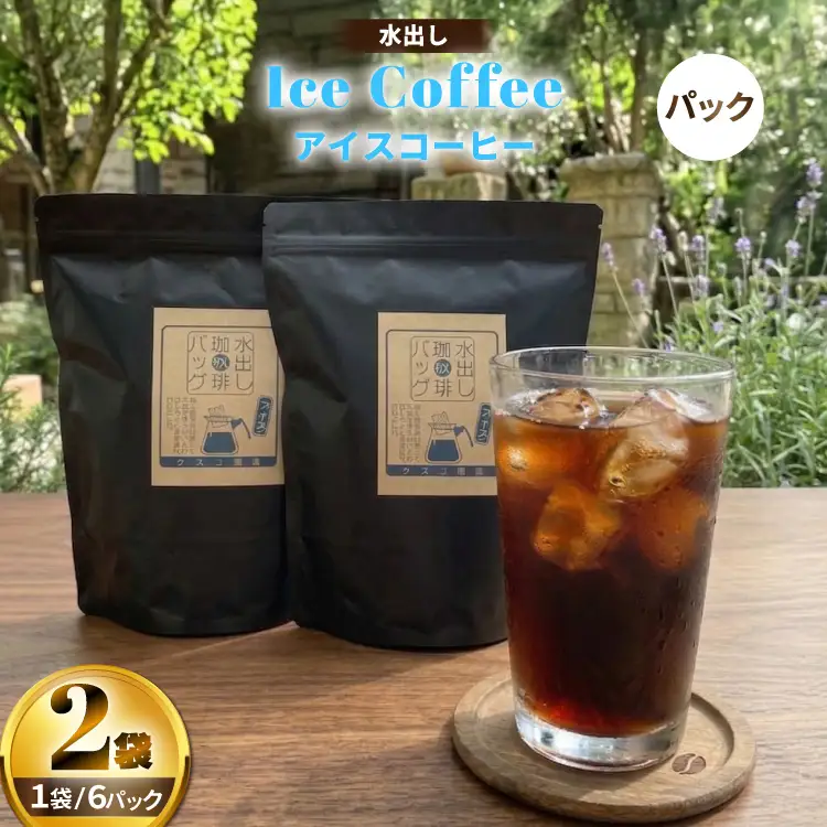 水出しアイスコーヒーBag 6パック×2袋（E） [珈琲専門店 タスコ珈琲店 愛知県 江南市 ko23btu420001]
