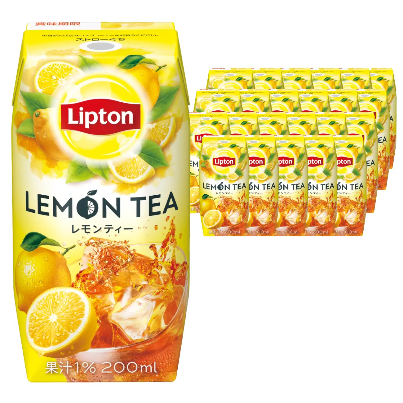 リプトン レモンティー 200ml 24本 計4800ml 森永乳業 [翔栄通商 愛知県 江南市 ko23btu570063]