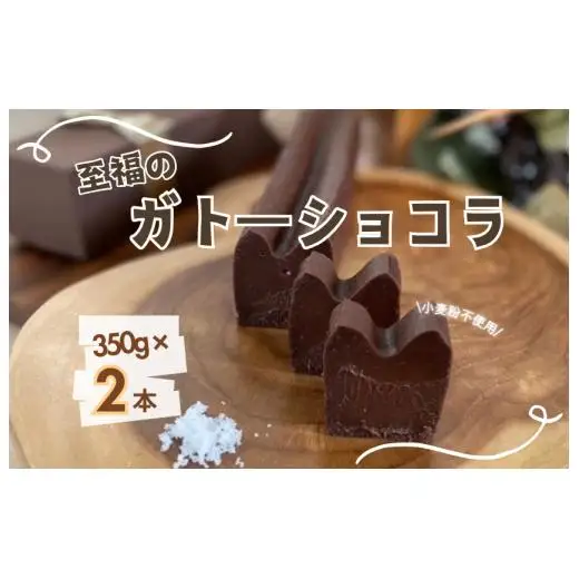 お菓子工房COCORO　ガトーショコラ　350g×2本 ／ ガトーショコラ チョコレート チョコ ケーキ スイーツ お菓子 デザート お菓子 焼き菓子 グルテンフリー