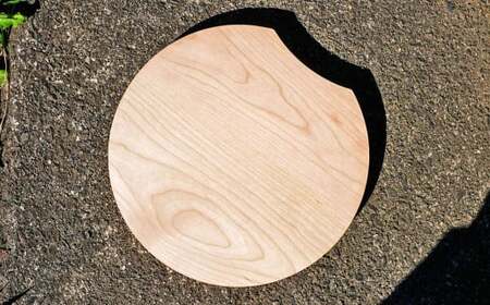cutting board（カッティングボード） ブラックチェーリー材 まな板 丸型 調理器具