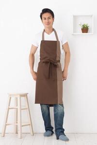 【ブラック】ブロックカラーエプロン