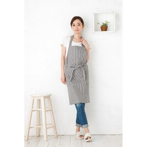 ヒッコリーデニムメンズエプロン