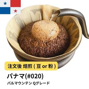 【豆】コーヒー #020 パナマ バルマウンテン Qグレード 310g 当日焙煎 大山珈琲