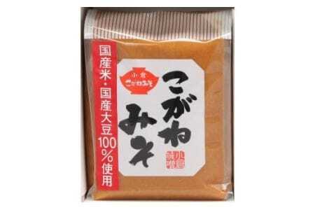小倉味噌店 こがねみそ 5kg 石岡名産 みそ 味噌 ミソ 手作り味噌 国産 大豆 米 使用 糀歩合十割 塩分 まろやか 昔ながらの製法 常温発送 茨城県 石岡市 (E13-004)
