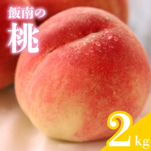 【2026年6月下旬より順次発送】 飯南の桃 約2kg 桃 ﾓﾓ
