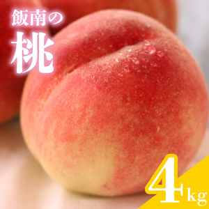 【2026年6月下旬より順次発送】 飯南の桃 約4kg 桃 ﾓﾓ
