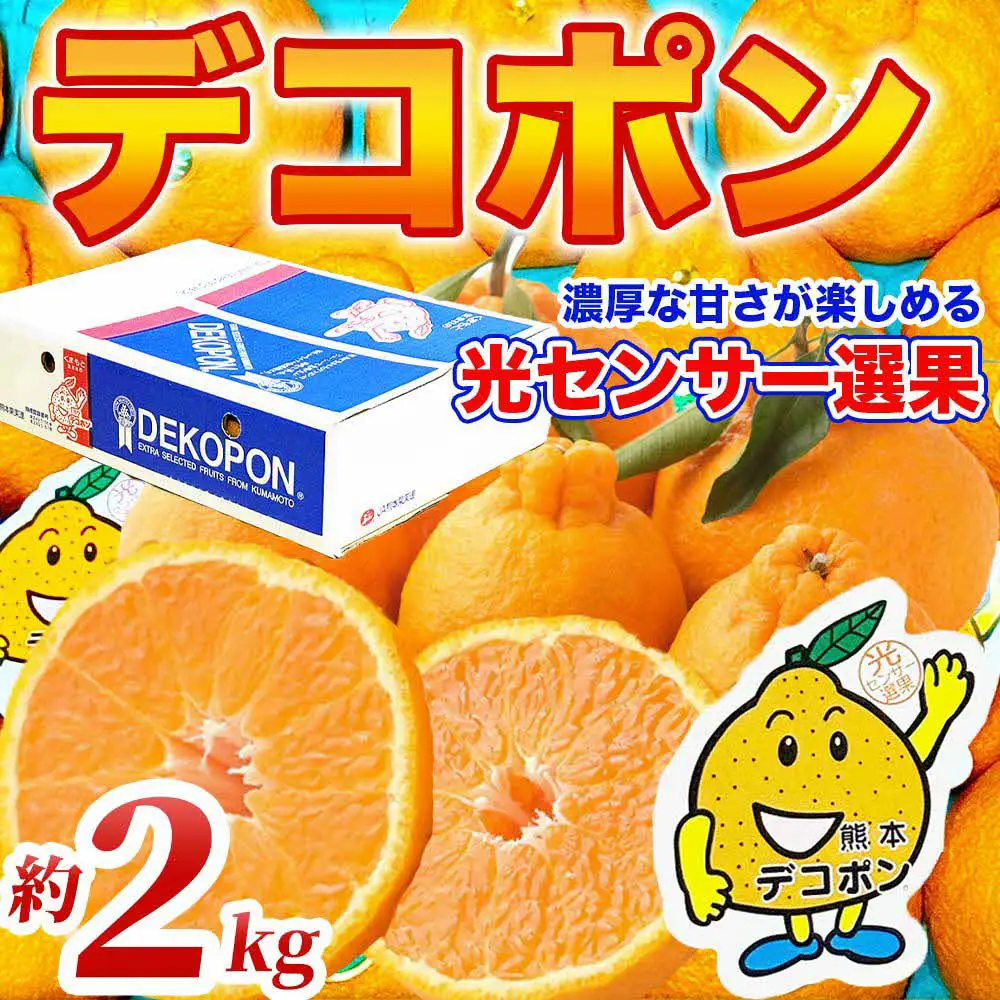 でこぽん　※でこぽん様以外 購入不可 先行予約】 デコポン 約2kg (5～9玉) でこぽん 不知火 【2026年12月