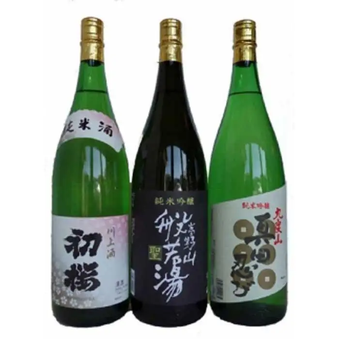 初桜お薦め 純米酒川上酒初桜＆純米吟醸高野山般若湯『聖』＆純米吟醸真田忍び 1.8L 3本セット