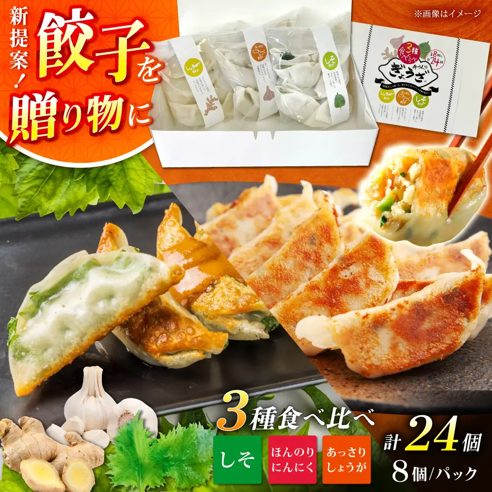 餃子屋ヒロの3種食べ比べセット 餃子 ぎょうざ[BDAS002] 