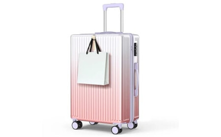 スーツケース　M　桜ピンク　【11100-1631-12】