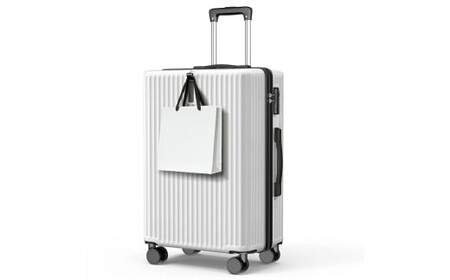 スーツケース　L　ホワイト　【11100-1631-17】