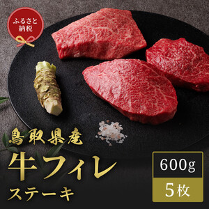 【和牛セレブ】鳥取県産牛ヒレステーキ 120g×５枚|ステーキ
