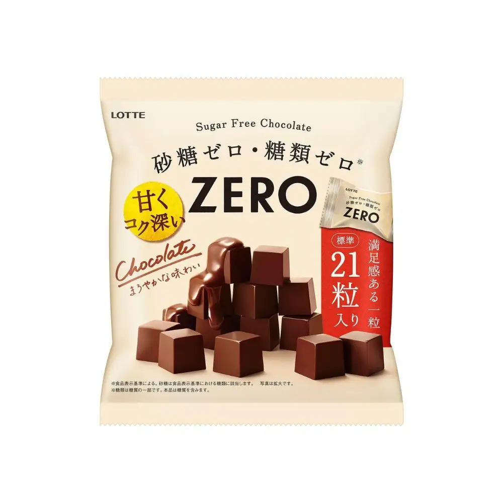 ロッテ　「ZERO」チョコレート 84ｇ×３袋【LOTTE チョコレート チョコ ゼロチョコレート 砂糖ゼロ 糖質ゼロ 三重県 四日市市 四日市 四日市市ふるさと納税】
