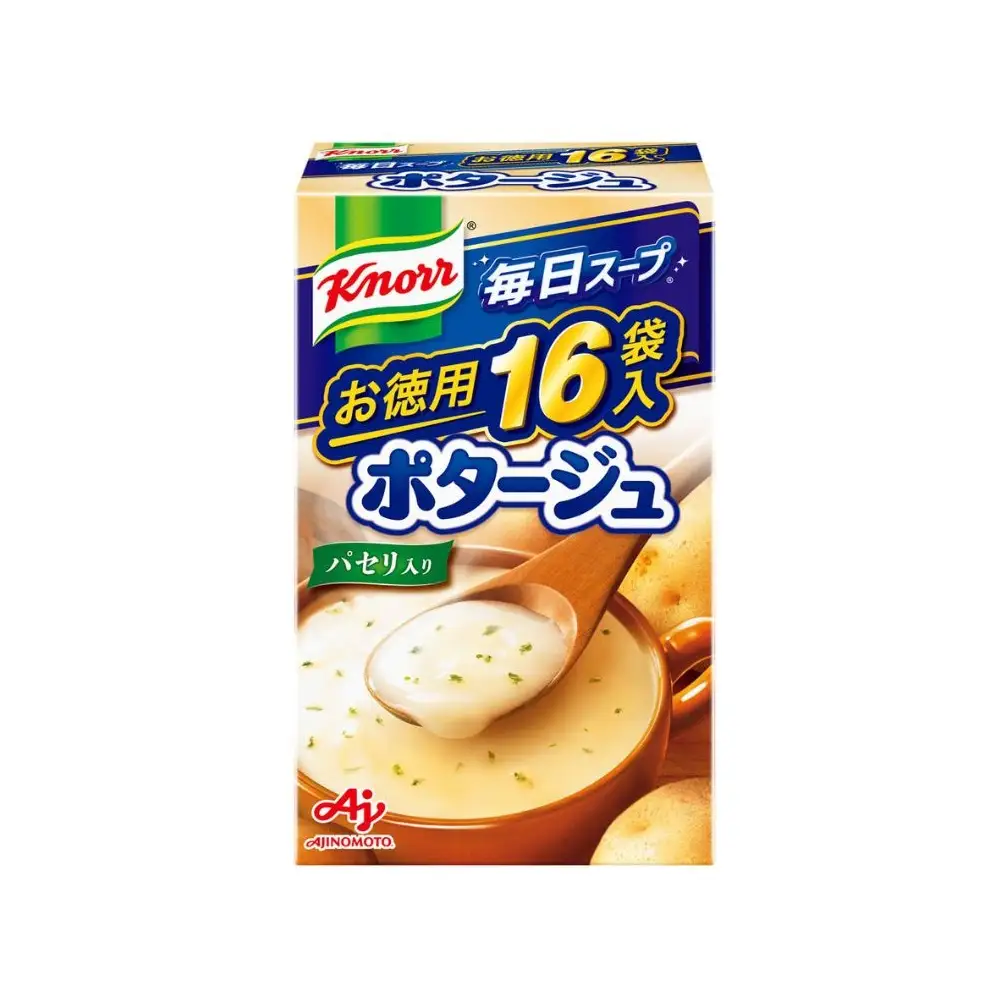 「クノールR 毎日スープR」ポタージュ 16袋入×3箱【味の素 AJINOMOTO クノール 粉末 スープ 野菜 じゃがいも にんじん たまねぎ 三重県 四日市市 四日市 四日市市ふるさと納税】