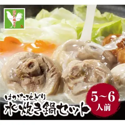 Z12-02 寄附額改定↓↓ はかた地どり 水炊き（5～6人前）水炊き