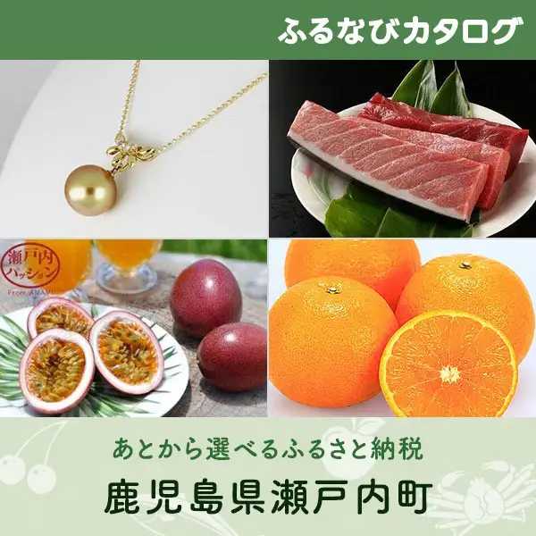 【有効期限なし！後からゆっくり特産品を選べる】鹿児島県瀬戸内町カタログポイント