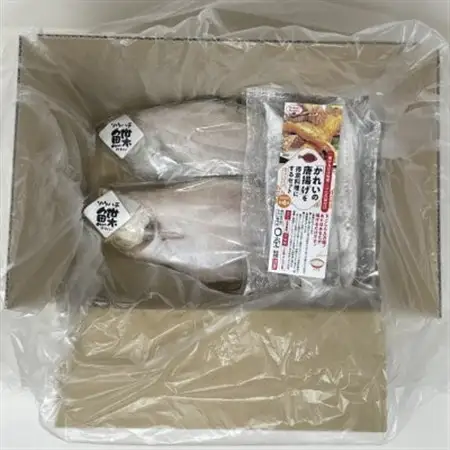 一夜干しかれい「ソウハチ 2尾」と「かれいの唐揚げ」を得意料理にするセット MM0261【配送不可地域：離島】【1613879】
