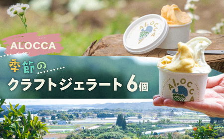 日時指定可能◎オーガニックタウン綾町から届く、季節のクラフトジェラート〈６個セット〉_0093-002