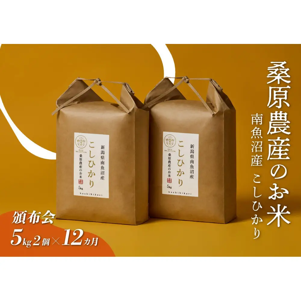 【令和7年度】【頒布会】日本のお米の最高峰　山間地米　南魚沼産コシヒカリ5kg×2　　12カ月【定期便 銘柄米 ブランド米 精米 こしひかり コシヒカリ 魚沼産 新潟米 産地直送 お米 米 こめ コメ ご飯 御飯 ごはん】