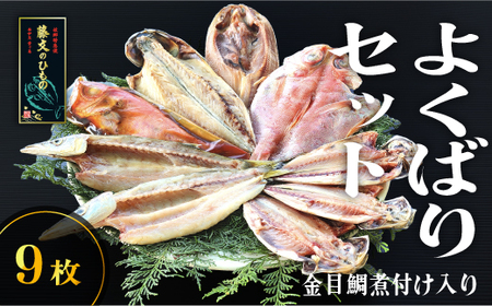 藤文の「よくばりセット」 金目鯛 煮付け さば 鯵 ほっけ 詰合せ 冷凍 伊豆 ギフト お歳暮 お中元[0823237]