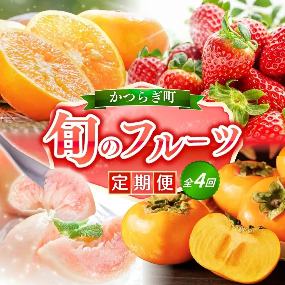 【定期便4回】フルーツ王国かつらぎ町よりお届け！旬のフルーツ定期便 ※離島への配送不可【kgr530-4】