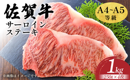 佐賀牛サーロインステーキセット 1kg（250g×4枚）				
