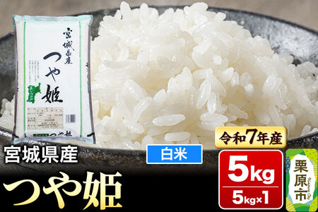 【令和7年産・白米】宮城県産 つや姫 5kg (5kg×1袋)